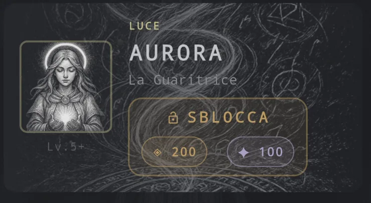 The roster economy: characters unlock with in-game currency, priced by the server, never hardcoded
