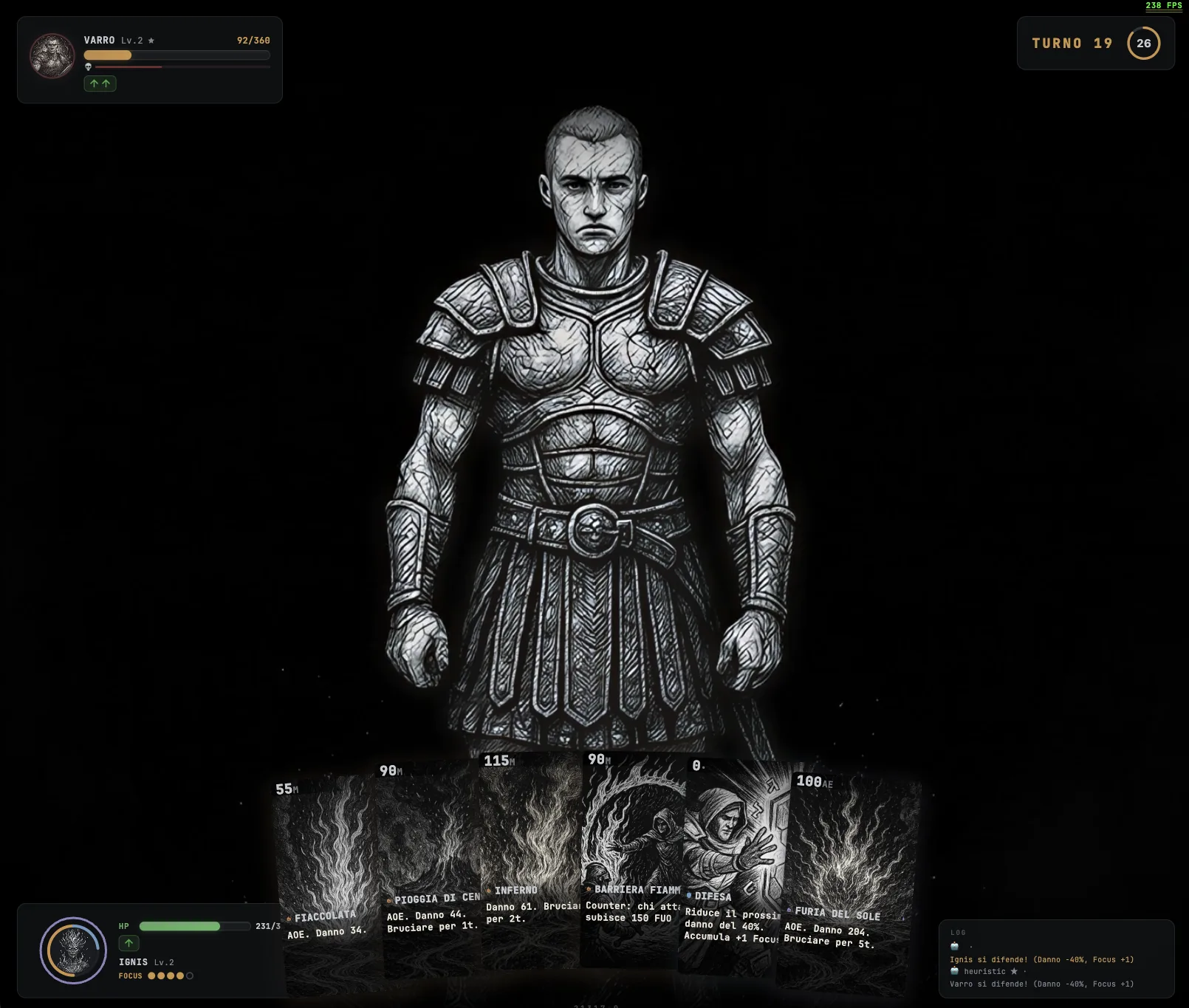 The arena on desktop